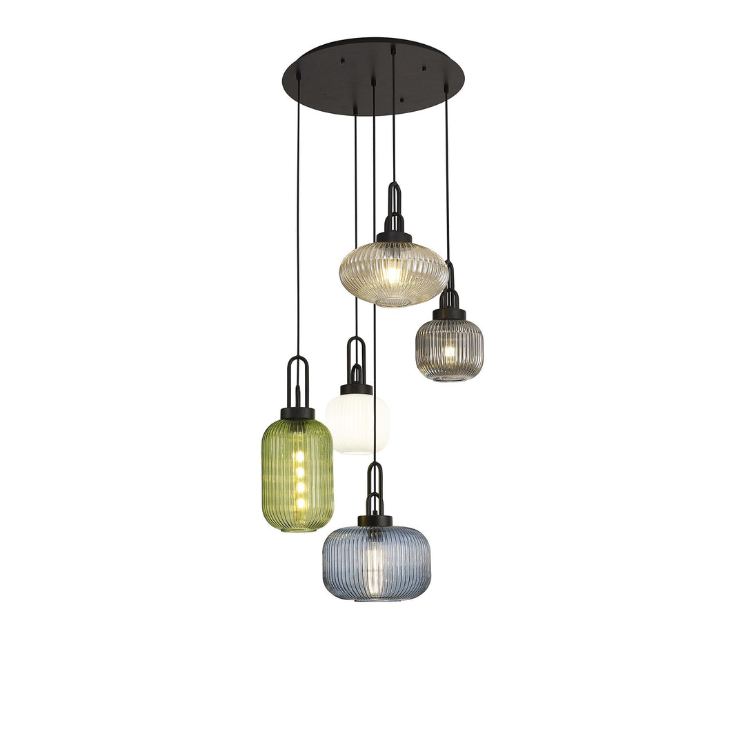 Nelson Lighting NL93169 Amsterdam Shade Petrol Blue