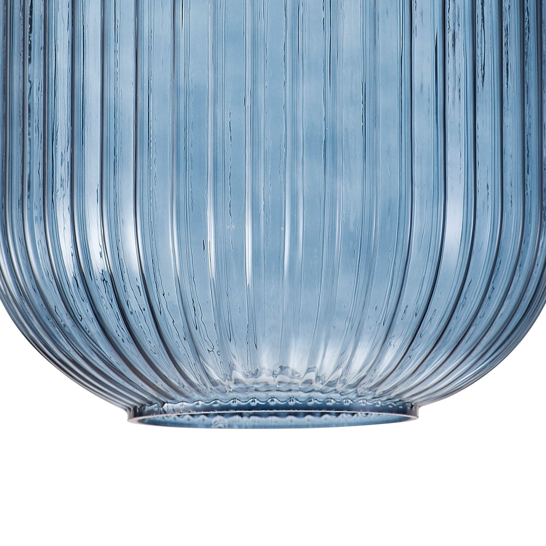 Nelson Lighting NL93189 Amsterdam Shade Petrol Blue