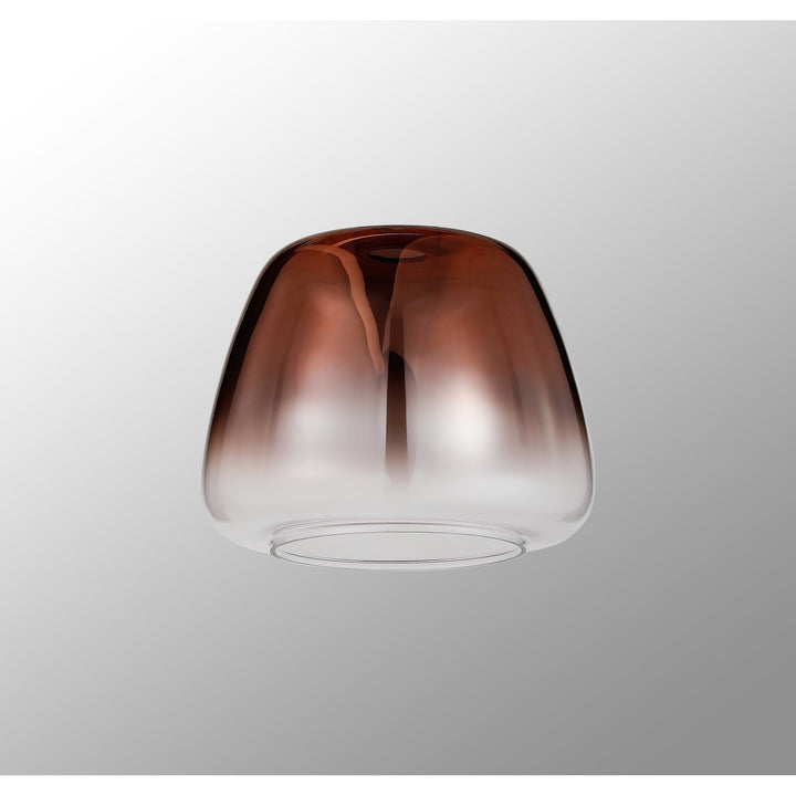 Nelson Lighting NL9989/CUF9 Amsterdam Shade Copper Clear