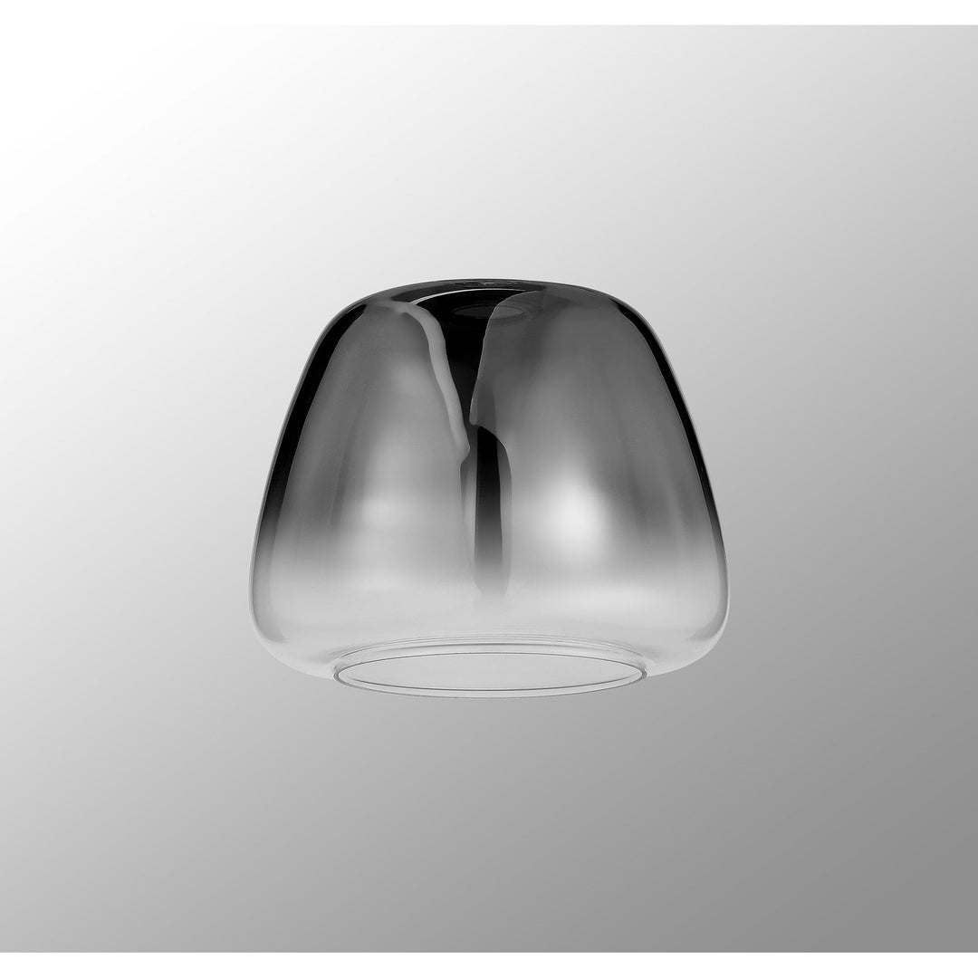 Nelson Lighting NL9989/SMF9 Amsterdam Shade Smoked Clear