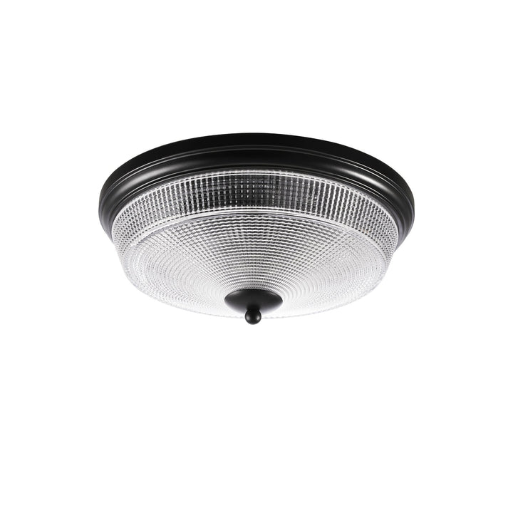 Nelson Lighting NL93819 | Albay 2 Light Bathroom Flush Ceiling Light | Satin Black