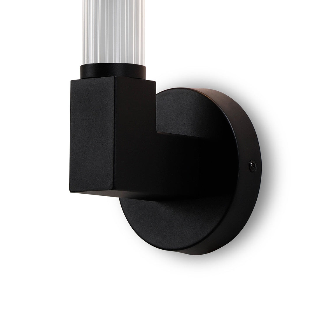 Nelson Lighting NL87029 Alissa 1 Light Bathroom Wall Light Satin Black