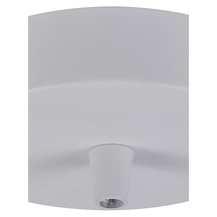 Nelson Lighting NL78909 Apollo Canopy Kit White