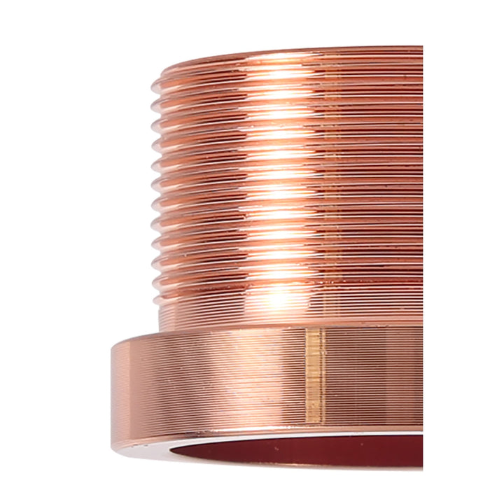 Nelson Lighting NL78939 Apollo Deeper Lampholder Ring For Attaching Multiple Shades & Cages Rose Gold