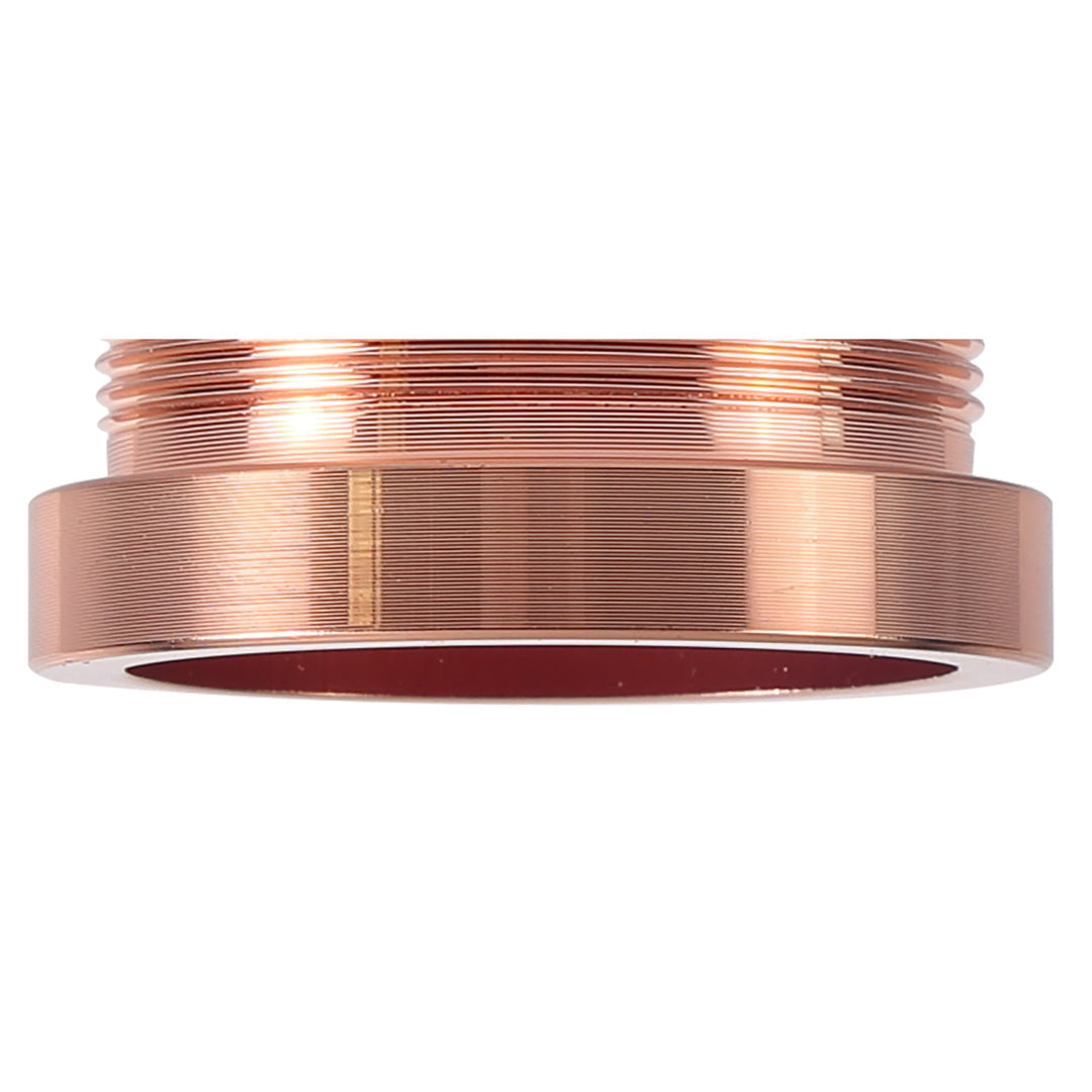 Nelson Lighting NL78939 Apollo Deeper Lampholder Ring For Attaching Multiple Shades & Cages Rose Gold