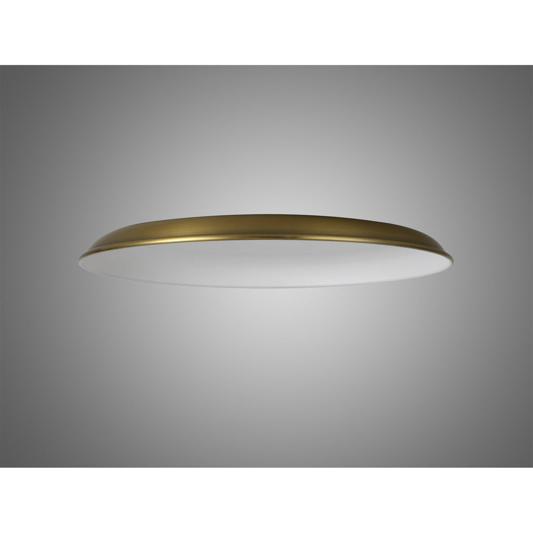 Nelson Lighting NL79019 Apollo Shade Gilt Bronze White