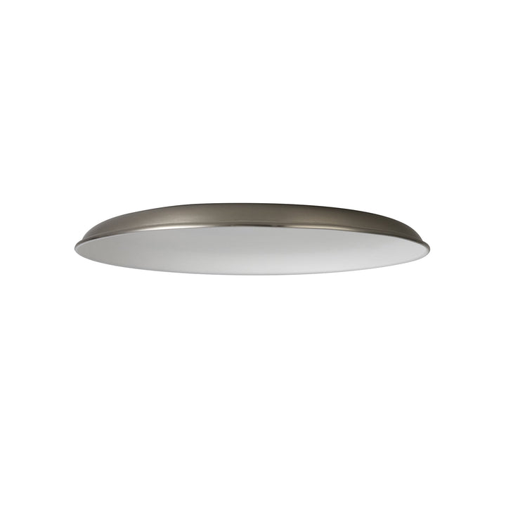 Nelson Lighting NL79049 Apollo Shade Brushed Nickel White