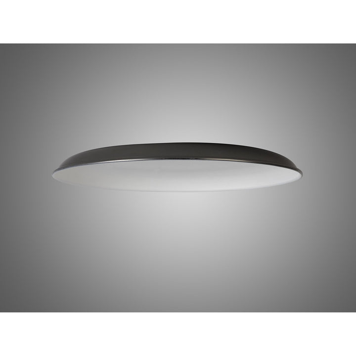 Nelson Lighting NL79059 Apollo Shade Black Chrome White