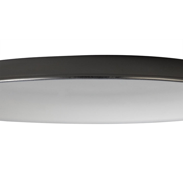 Nelson Lighting NL79059 Apollo Shade Black Chrome White