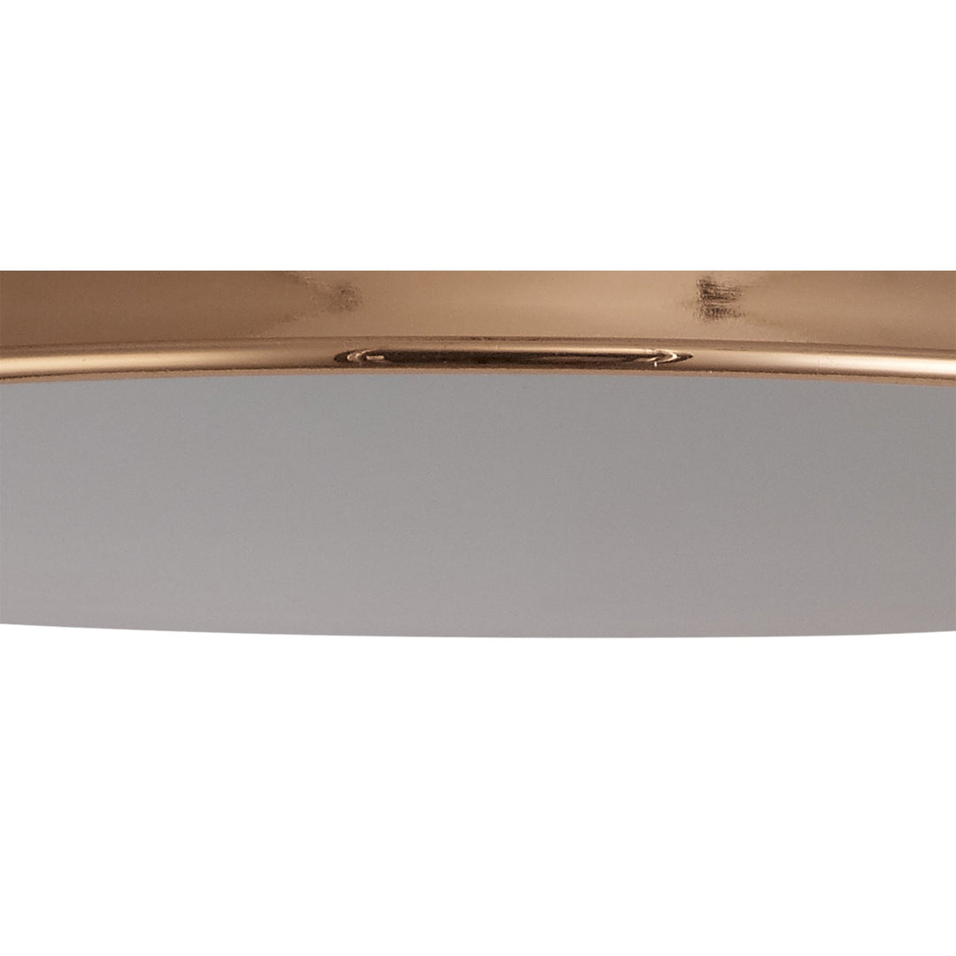 Nelson Lighting NL79119 Apollo Shade Rose Gold White