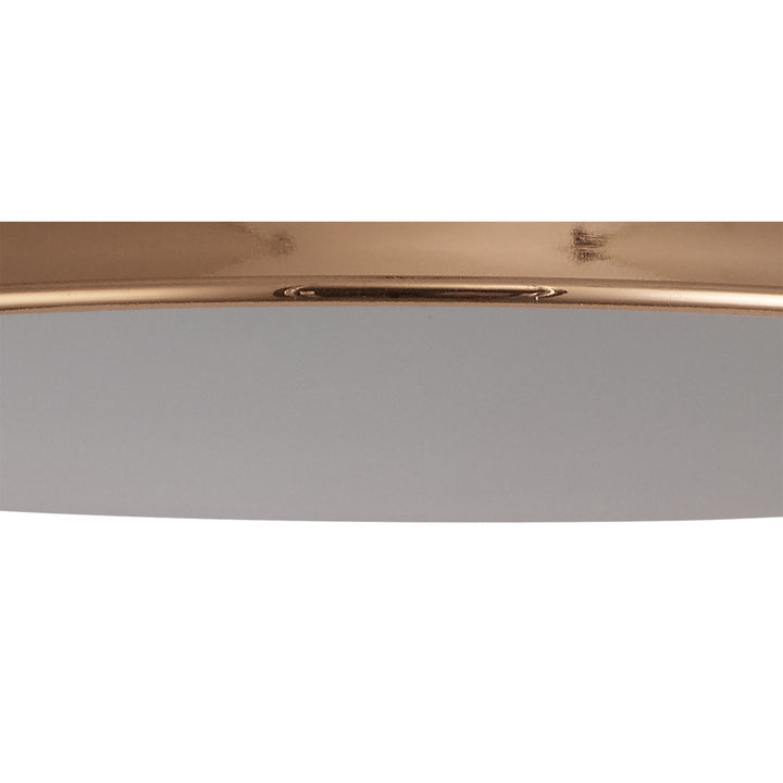 Nelson Lighting NL79119 Apollo Shade Rose Gold White