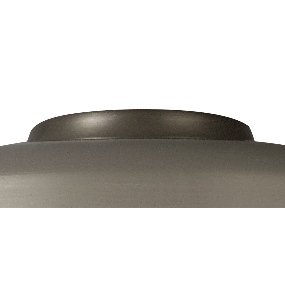 Nelson Lighting NL79139 Apollo Shade Brushed Nickel White