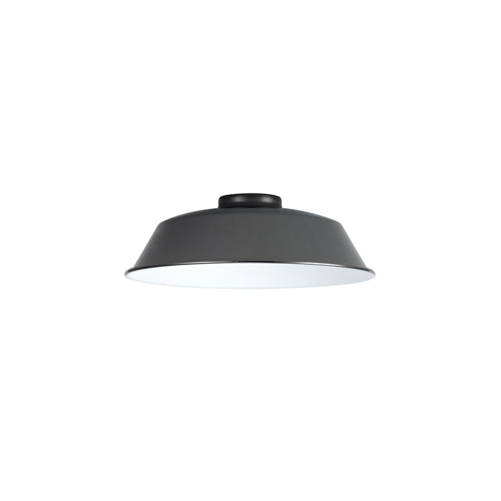 Nelson Lighting NL79149 Apollo Shade Black Chrome White