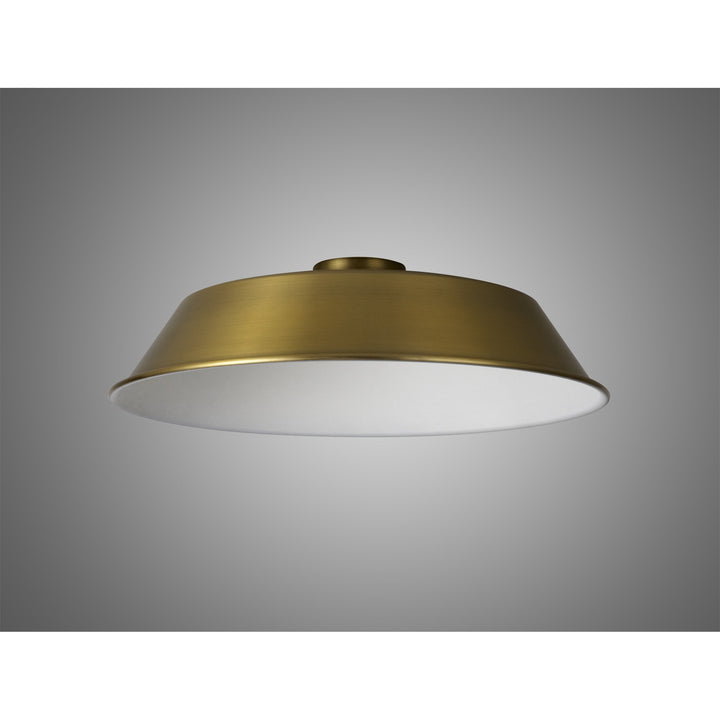 Nelson Lighting NL79199 Apollo Shade Gilt Bronze White