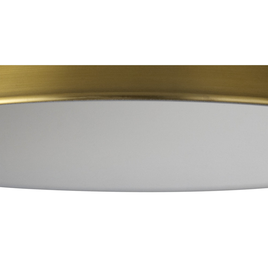 Nelson Lighting NL79199 Apollo Shade Gilt Bronze White