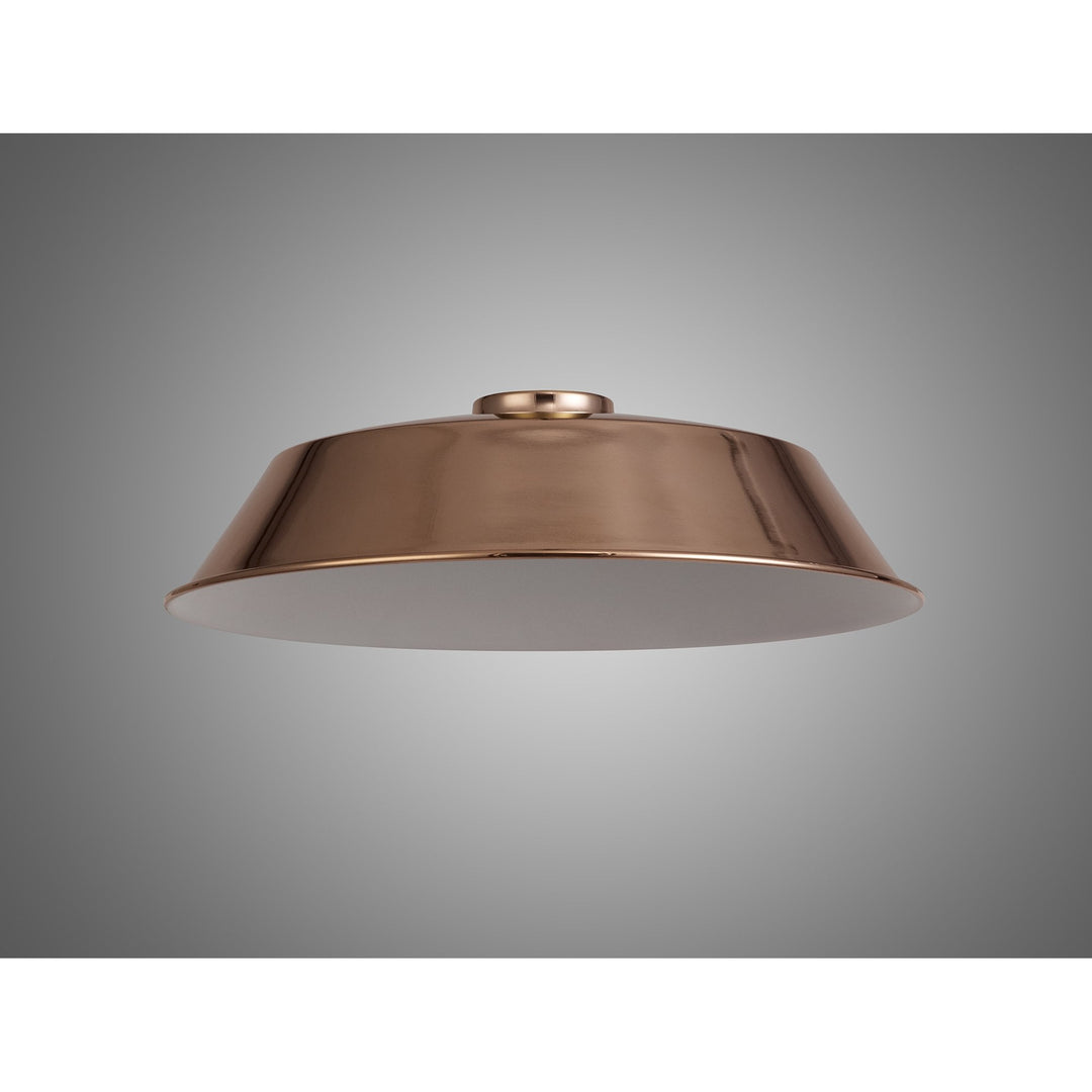 Nelson Lighting NL79209 Apollo Shade Rose Gold White