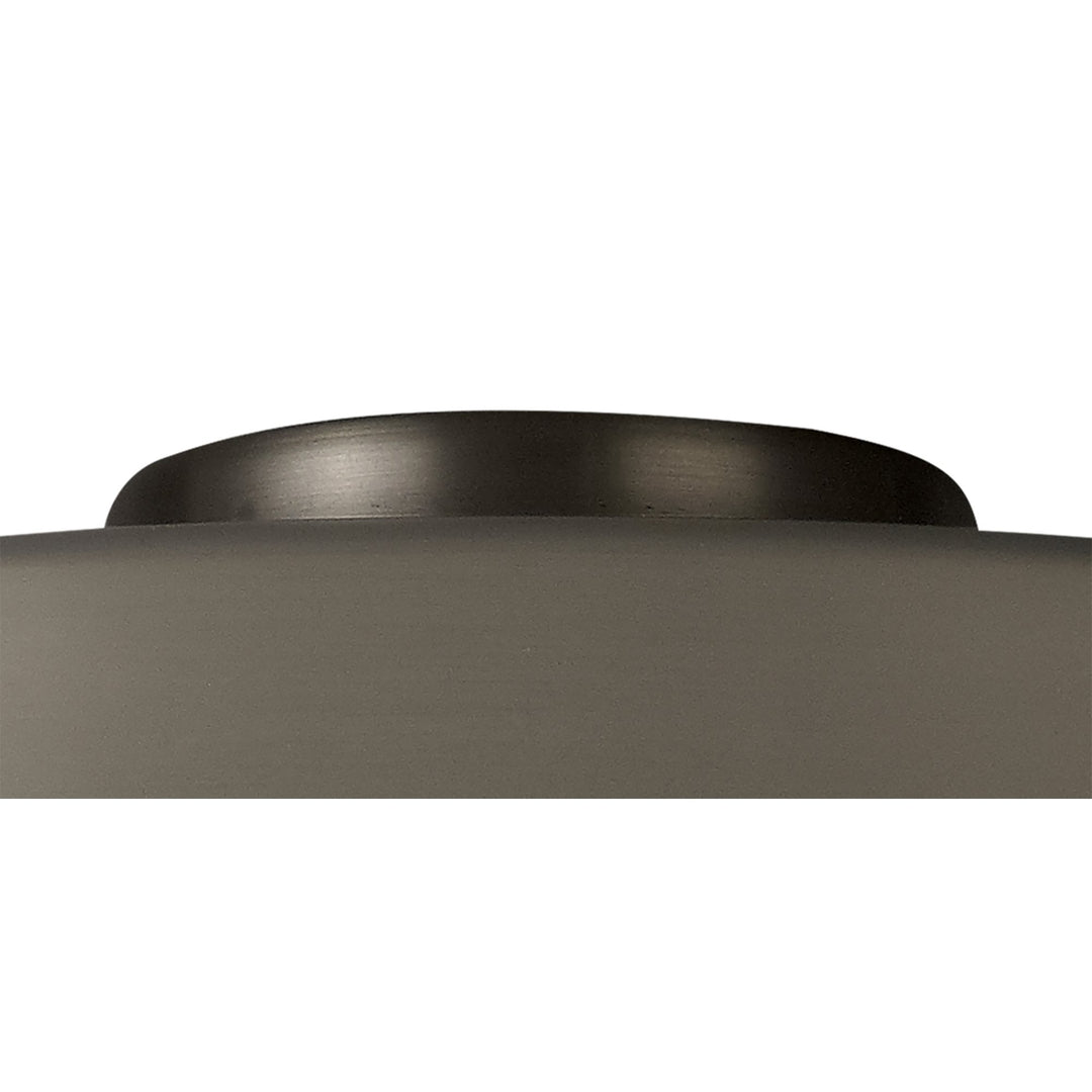 Nelson Lighting NL79229 Apollo Shade Brushed Nickel White