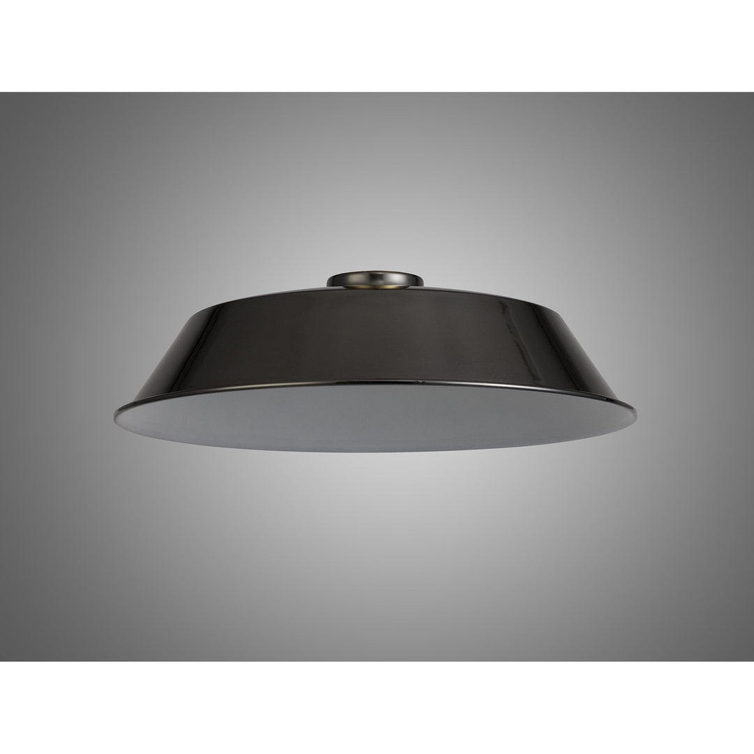 Nelson Lighting NL79239 Apollo Shade Black Chrome White