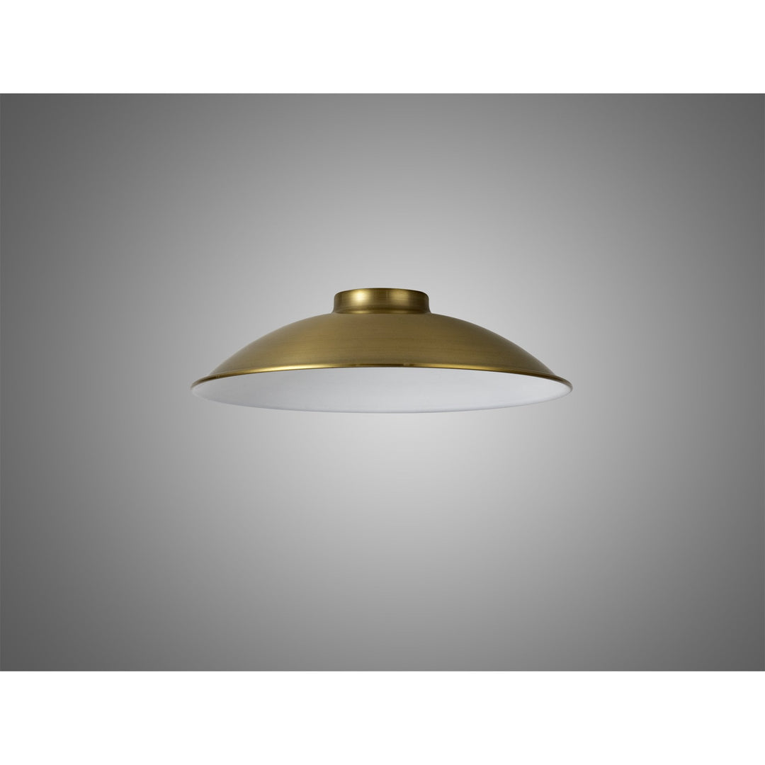 Nelson Lighting NL79289 Apollo Shade Gilt Bronze White