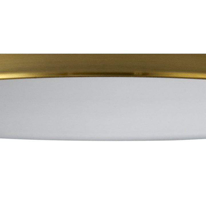 Nelson Lighting NL79289 Apollo Shade Gilt Bronze White