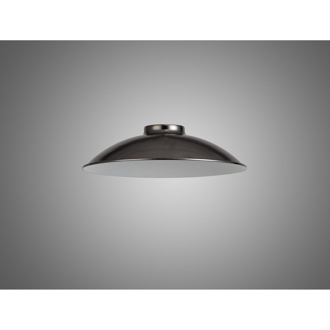 Nelson Lighting NL79329 Apollo Shade Black Chrome White