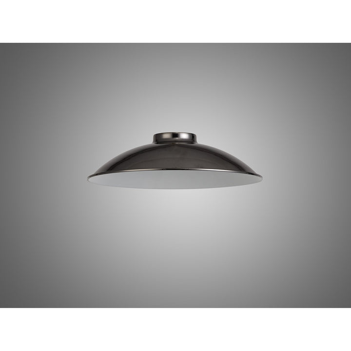 Nelson Lighting NL79329 Apollo Shade Black Chrome White