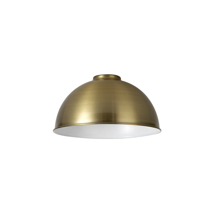 Nelson Lighting NL79379 Apollo Shade Gilt Bronze White