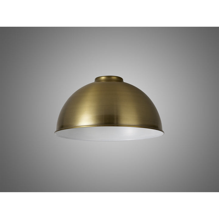 Nelson Lighting NL79379 Apollo Shade Gilt Bronze White