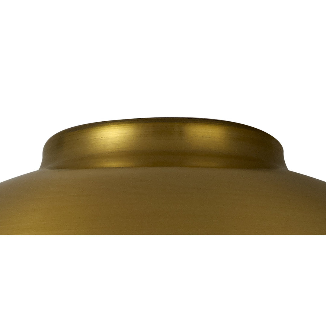 Nelson Lighting NL79379 Apollo Shade Gilt Bronze White