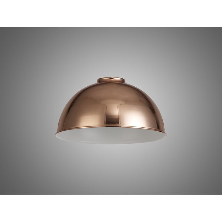 Nelson Lighting NL79389 Apollo Shade Rose Gold White