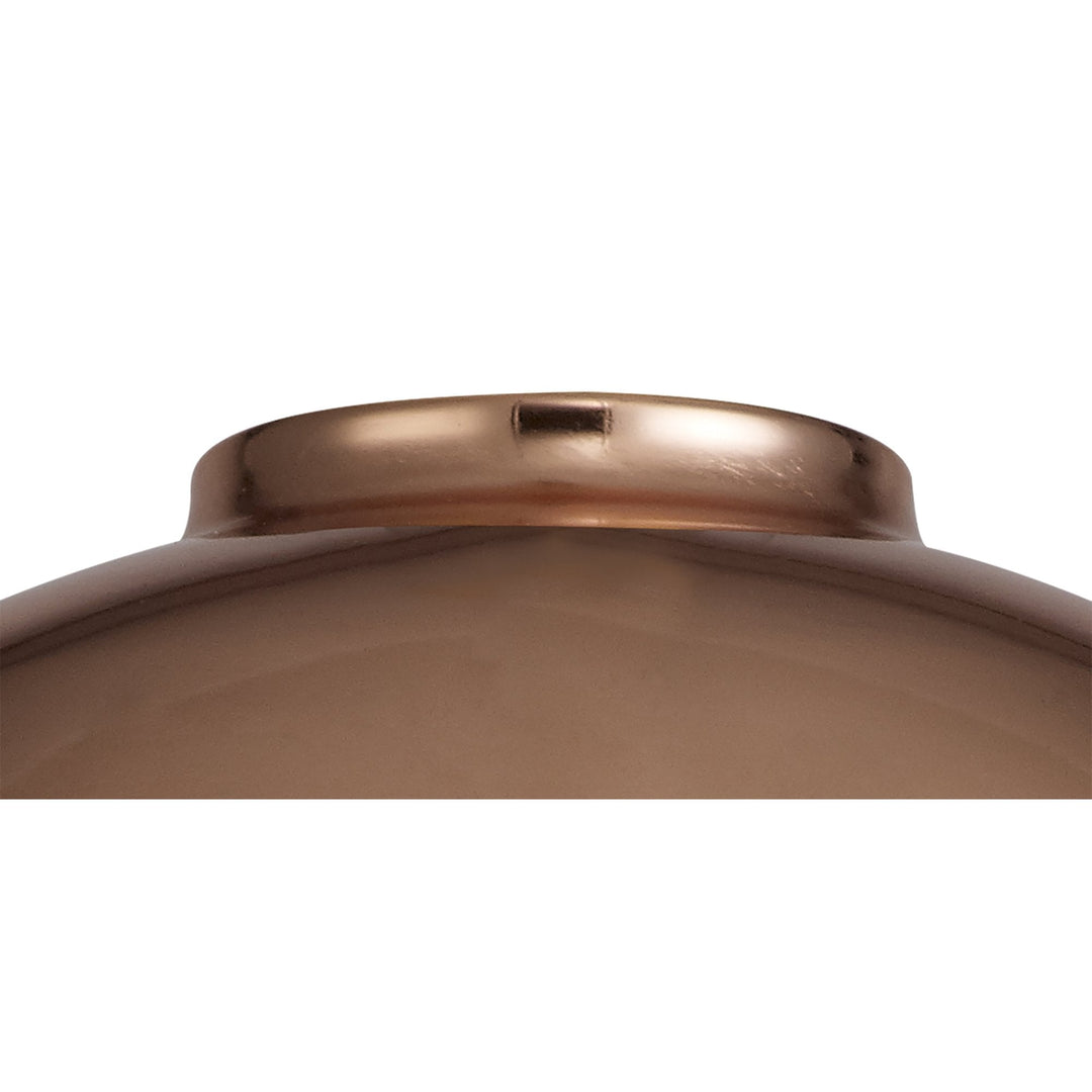 Nelson Lighting NL79389 Apollo Shade Rose Gold White