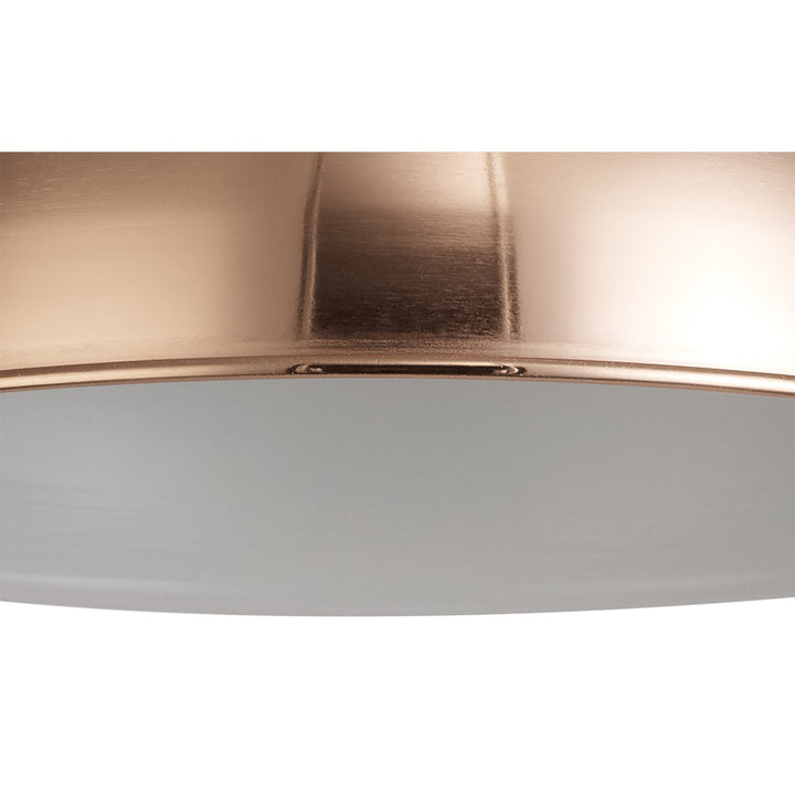 Nelson Lighting NL79389 Apollo Shade Rose Gold White