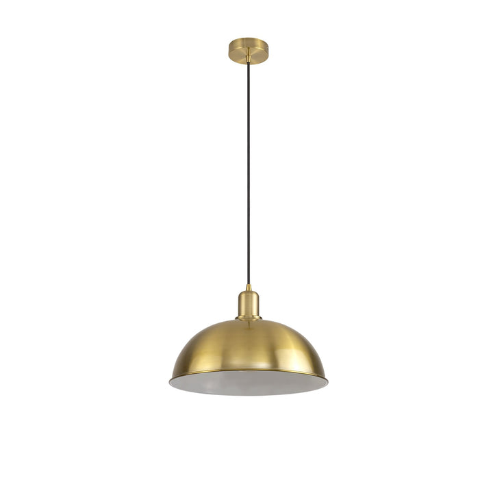 Nelson Lighting NL79469 Apollo Shade Gilt Bronze White