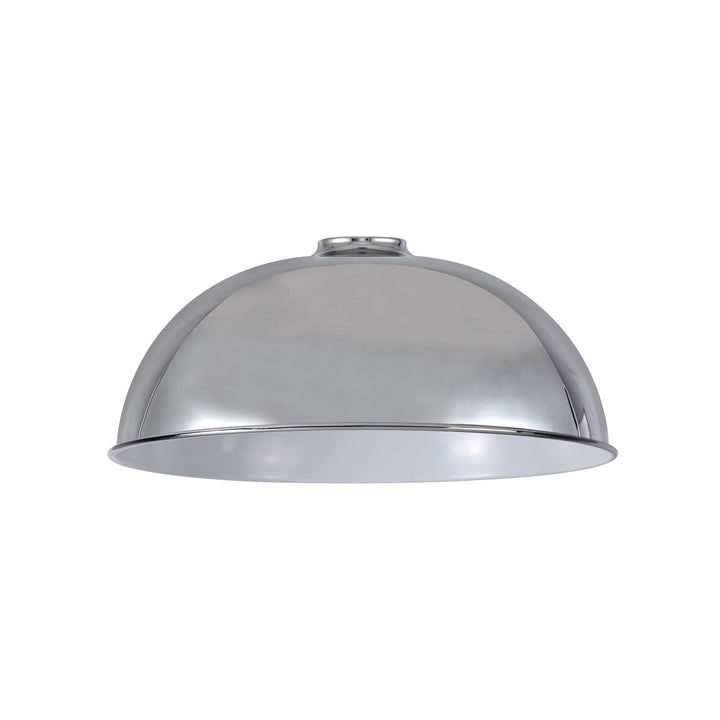 Nelson Lighting NL79489 Apollo Shade Chrome White