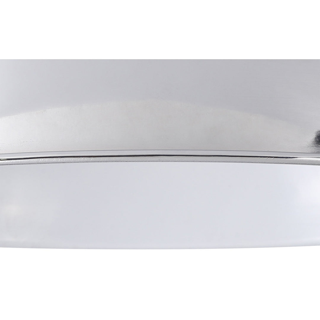 Nelson Lighting NL79489 Apollo Shade Chrome White