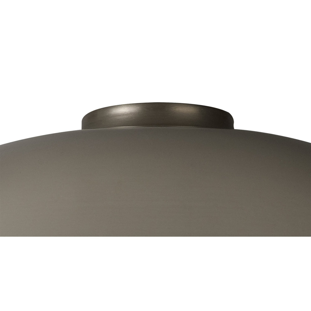 Nelson Lighting NL79499 Apollo Shade Brushed Nickel White