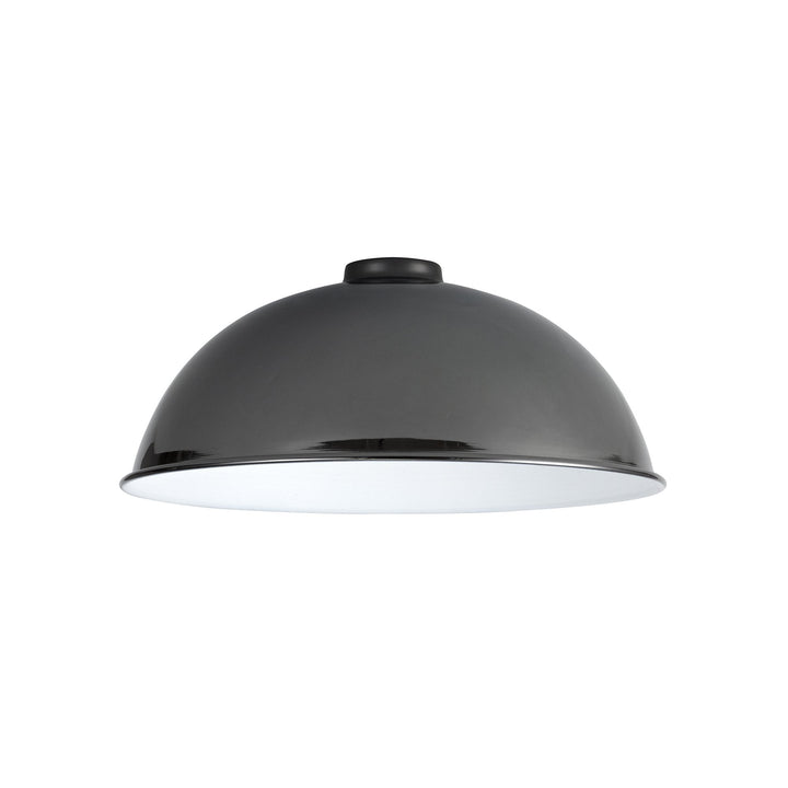 Nelson Lighting NL79509 Apollo Shade Black Chrome White