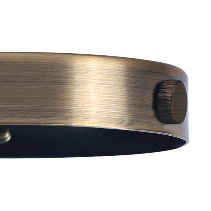 Nelson Lighting NL79549 Apollo 70mm Collar Ring c/w 3 Screws Antique Brass