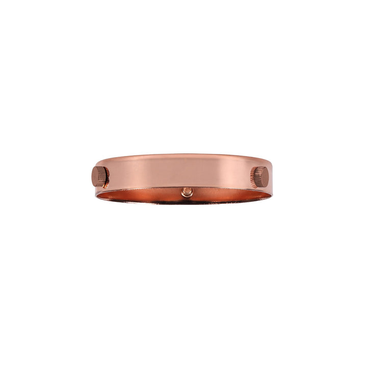 Nelson Lighting NL79569 Apollo 70mm Collar Ring c/w 3 Screws Rose Gold