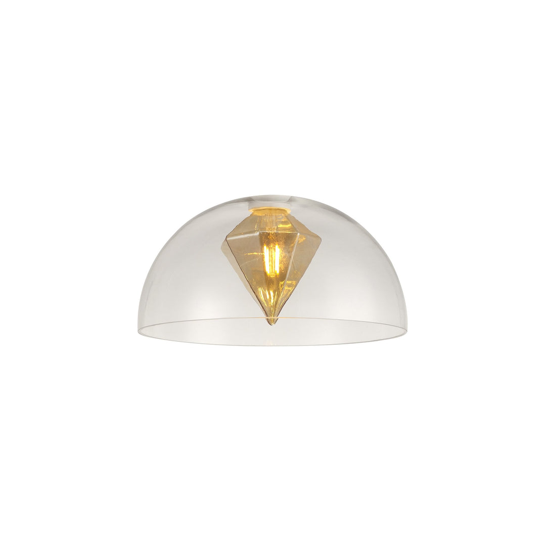 Nelson Lighting NL79639 Apollo Shade Clear