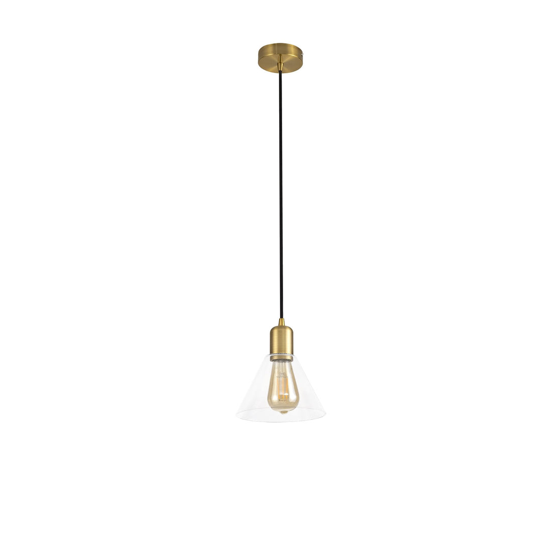 Nelson Lighting NL79649 Apollo Shade Clear