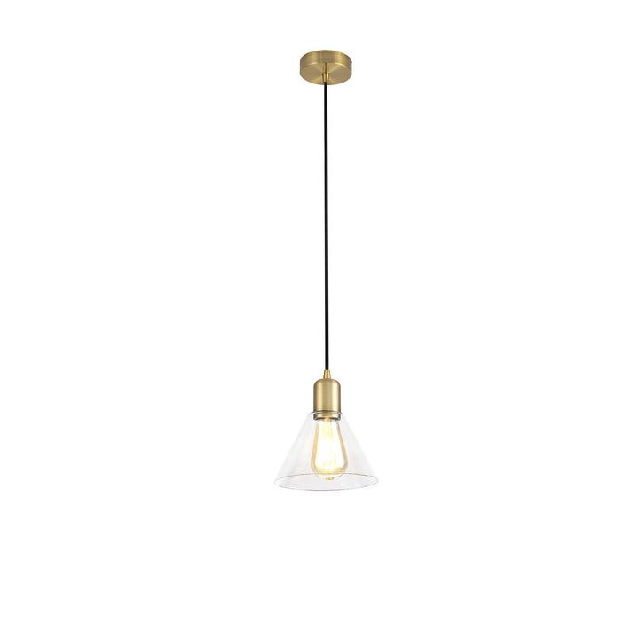 Nelson Lighting NL79649 Apollo Shade Clear