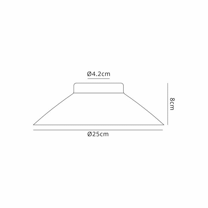 Nelson Lighting NL79659 Apollo Shade Clear