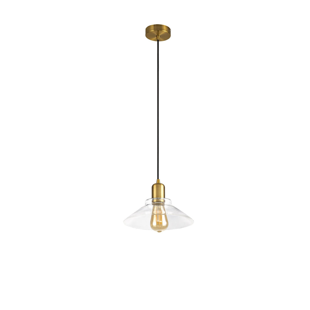 Nelson Lighting NL79659 Apollo Shade Clear