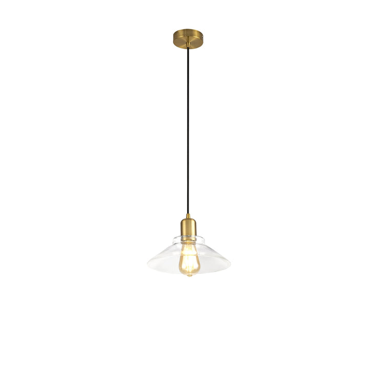 Nelson Lighting NL79659 Apollo Shade Clear