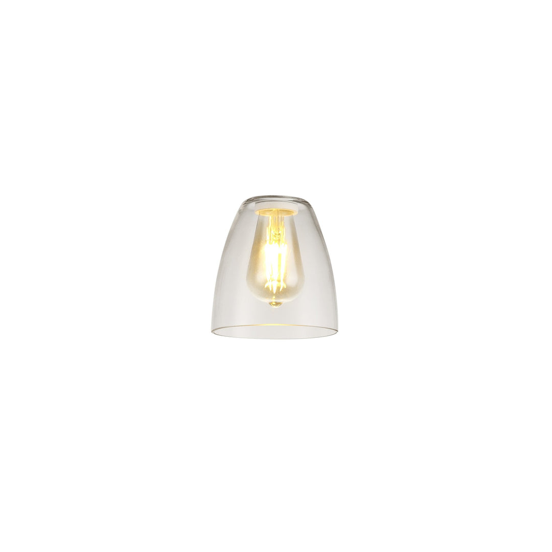 Nelson Lighting NL79669 Apollo Shade Clear