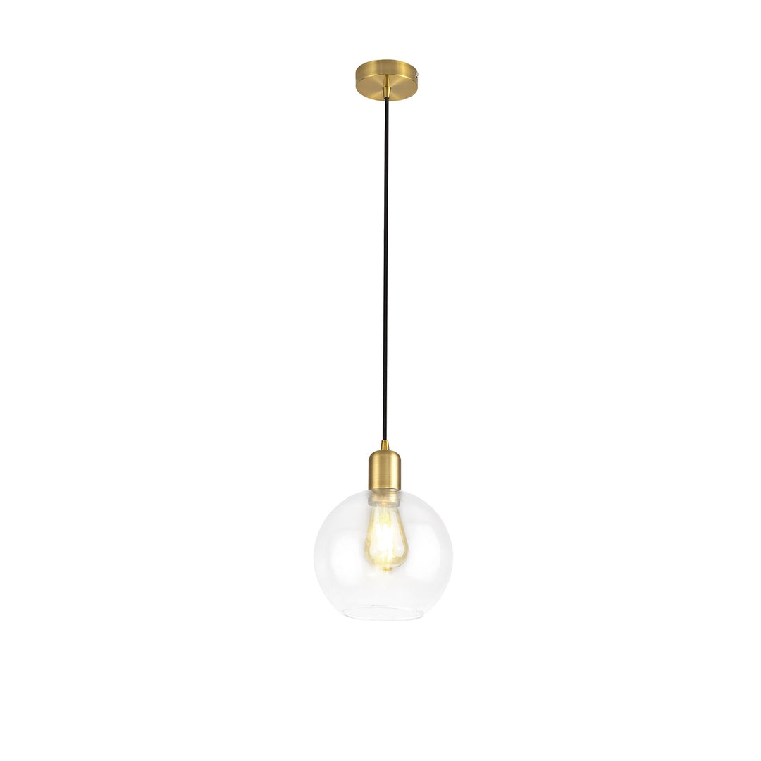 Nelson Lighting NL79679 Apollo Shade Clear