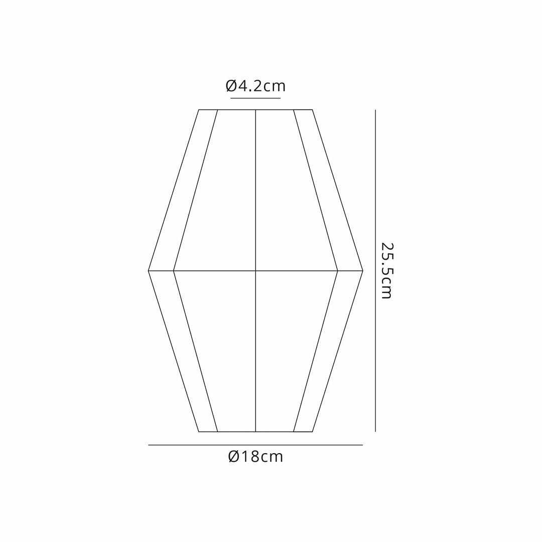 Nelson Lighting NL79689 Apollo Shade Clear