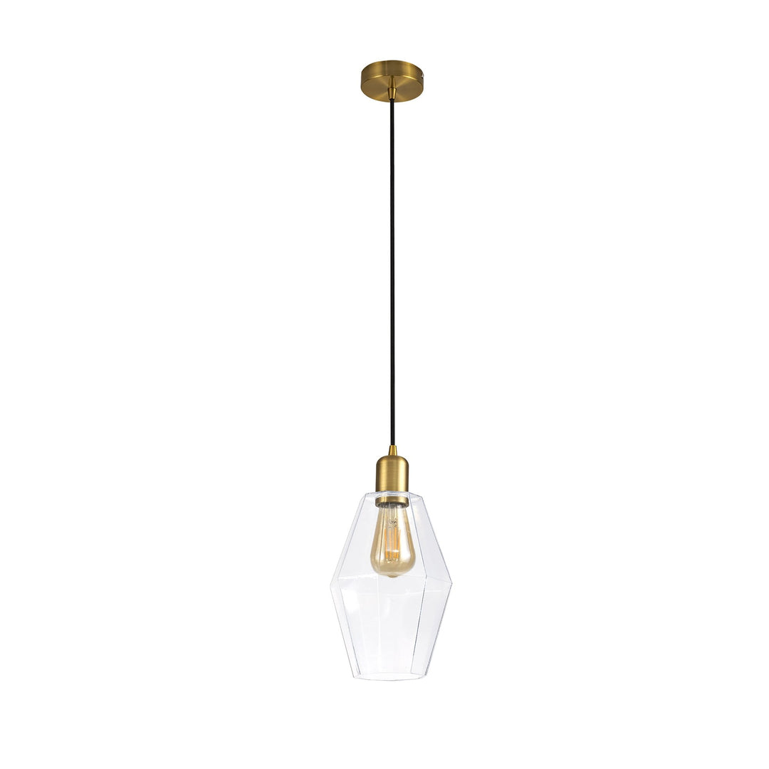 Nelson Lighting NL79689 Apollo Shade Clear