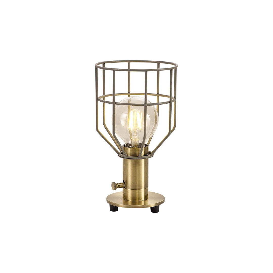 Nelson Lighting NL79699 Apollo Shade Antique Brass